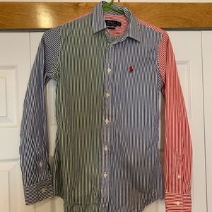 NWT Polo Ralph Lauren Fitted Button Down Size 0
